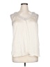 Maurices 100% Polyester Ivory Sleeveless T-Shirt Size XL - photo 1