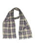 Unbranded Plaid Gray Blue Scarf One size - photo 1