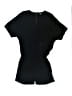 Caroll 100% Viscose Solid Black Romper Size XS - photo 1