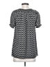 Joie 100% Silk Polka Dots Black Short Sleeve Silk Top Size XS - photo 2