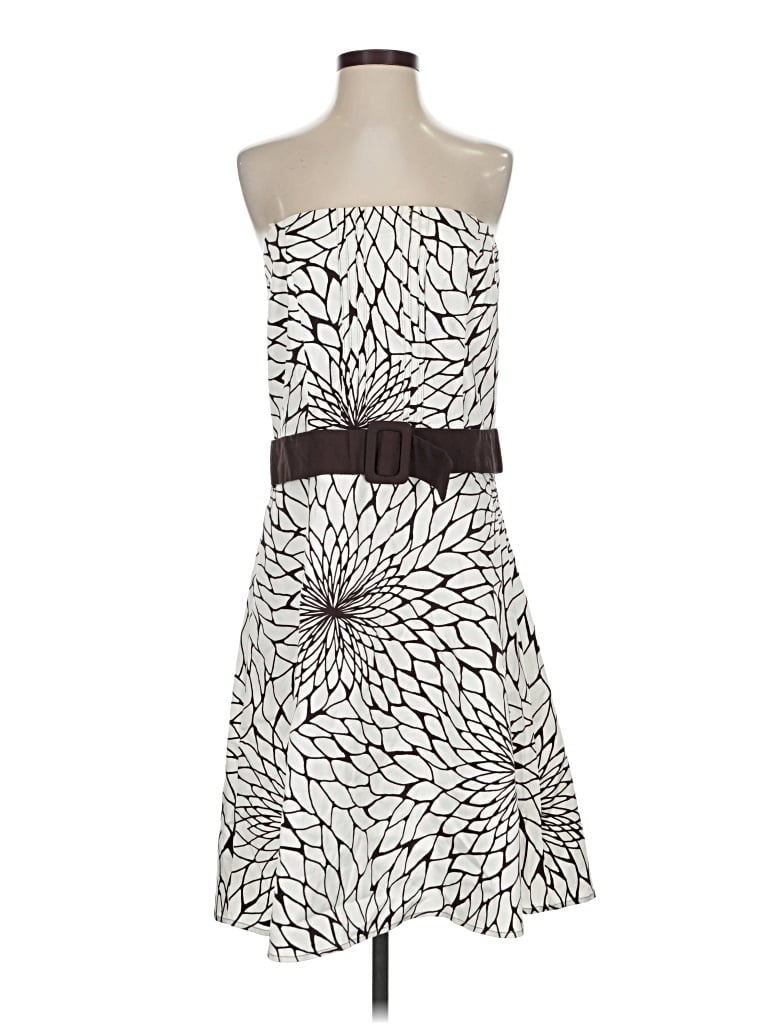 Pre-owned B. Smart Cocktail Dress In White