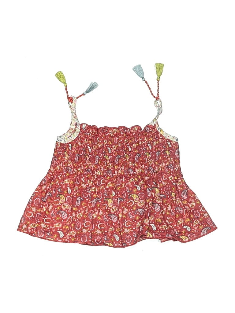 Pre-owned Catimini Babies' Sleeveless Blouse In Red