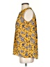 Happily Grey 100% Polyester Yellow Sleeveless Blouse Size S - photo 5