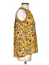 Happily Grey 100% Polyester Yellow Sleeveless Blouse Size S - photo 4