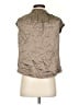 Stark X 100% Rayon Metallic Brown Sleeveless Blouse Size XS - photo 2