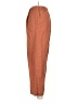 MNG Solid Brown Casual Pants Size S - photo 5