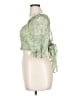 Miss Selfridge 100% Polyester Green 3/4 Sleeve Blouse Size 14 - photo 5