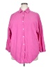 Unbranded 100% Polyester Pink 3/4 Sleeve Blouse Size 2X - photo 1