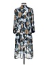 Samsoe Samsoe 100% Viscose Print Blue Casual Dress Size XS - photo 2