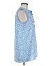 Simply Noelle 100% Polyester Blue Sleeveless Blouse Size Sm - Med - photo 4