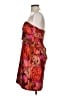 J.Crew Animal Print Aztec Or Tribal Print Damask Red Orange Cocktail Dress Size M (estimated) - photo 5