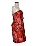 J.Crew Animal Print Aztec Or Tribal Print Damask Red Orange Cocktail Dress Size M (estimated) - photo 4