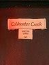 Coldwater Creek Black 3/4 Sleeve Blouse Size M - photo 7