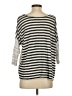 CAbi Gray 3/4 Sleeve Top Size S - photo 2