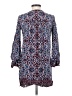 Max Studio 100% Rayon Paisley Blue Casual Dress Size XS - photo 2