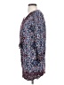 Max Studio 100% Rayon Paisley Blue Casual Dress Size XS - photo 5