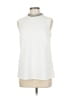 WD.NY Ivory Sleeveless Blouse Size M - photo 1