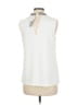 WD.NY Ivory Sleeveless Blouse Size M - photo 2
