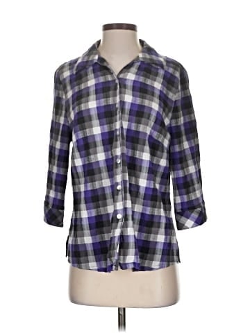 Alia 3/4 Sleeve Button-Down Shirt (view 1)