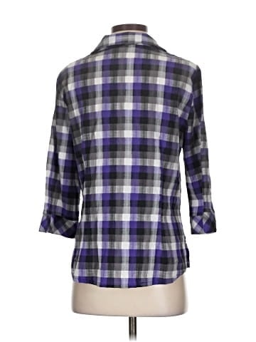 Alia 3/4 Sleeve Button-Down Shirt (view 2)