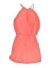 Aqua 100% Polyester Solid Orange Pink Casual Dress Size 0 - photo 2