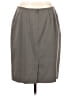Calvin Klein Solid Gray Formal Skirt Size 14 (petite) - photo 2