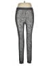 Mono b Animal Print Silver Active Pants Size 1X - photo 1