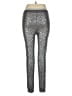 Mono b Animal Print Silver Active Pants Size 1X - photo 2