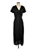 Halogen 100% Polyester Solid Black Casual Dress Size S - photo 1