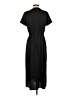 Halogen 100% Polyester Solid Black Casual Dress Size S - photo 2