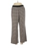 New Directions Houndstooth Brown Casual Pants Size M - photo 1