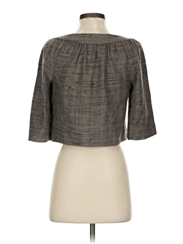 Trina Turk 3/4 Sleeve Silk Top (view 2)
