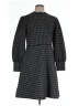 Ann Taylor Houndstooth Gray Casual Dress Size 12 - photo 1