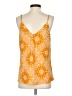 Olivia Grey 100% Polyester Orange Sleeveless Blouse Size S - photo 2
