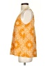 Olivia Grey 100% Polyester Orange Sleeveless Blouse Size S - photo 5