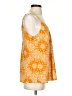 Olivia Grey 100% Polyester Orange Sleeveless Blouse Size S - photo 4
