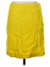 Ann Taylor Solid Yellow Casual Skirt Size 2 - photo 1
