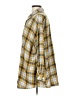 Shein Curve Plaid Yellow 3/4 Sleeve Button-Down Shirt Size 12 Plus (0) - photo 5