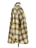 Shein Curve Plaid Yellow 3/4 Sleeve Button-Down Shirt Size 12 Plus (0) - photo 4