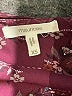Maurices 100% Polyester Paisley Burgundy 3/4 Sleeve Blouse Size XS - photo 7