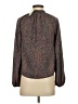 Evereve 100% Polyester Gray Long Sleeve Blouse Size XS - photo 2