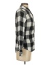 Rails 100% Rayon Checkered-gingham Silver Long Sleeve Button-Down Shirt Size XS - photo 4