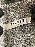 Pieces Metallic Gray Turtleneck Sweater Size S - photo 7