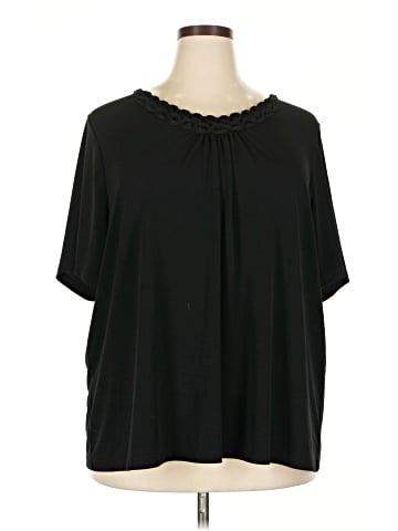 Maggie Barnes for Catherines Short Sleeve Blouse (view 1)