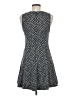 BCBGeneration Chevron-herringbone Gray Black Casual Dress Size 6 - photo 2