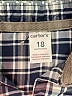 Carter's 100% Cotton Plaid Blue Long Sleeve Button-Down Shirt 12-18 MO / 18 MO - photo 3