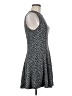 BCBGeneration Chevron-herringbone Gray Black Casual Dress Size 6 - photo 4