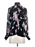 A.L.C. 100% Silk Floral Black Blouse Size 4 - photo 2