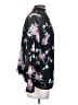 A.L.C. 100% Silk Floral Black Blouse Size 4 - photo 4