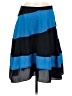 Derek Lam 100% Polyester Color Block Blue Casual Skirt Size 8 - photo 1